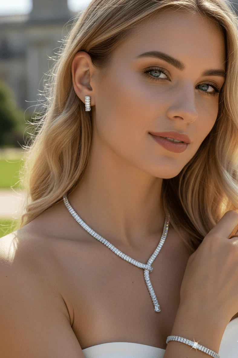 Baguette Crystal Set – Elegant Shine | طقم كريستال فاخر