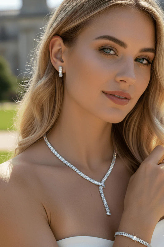 Baguette Crystal Set – Elegant Shine | طقم كريستال فاخر
