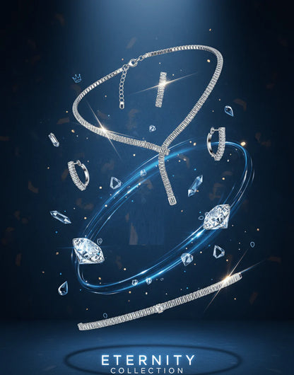 Baguette Crystal Set – Elegant Shine | طقم كريستال فاخر