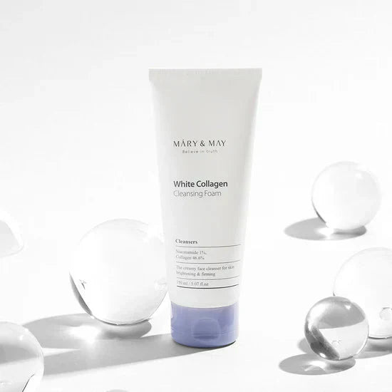 White Collagen Foam – Glow Cleanser | غسول تفتيح البشرة